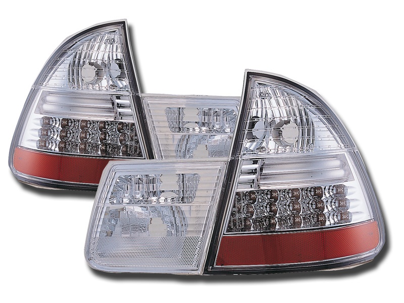 STOPURI CU LED BMW E46 TOURING FUNDAL CROM -COD FKRLXLBM8021