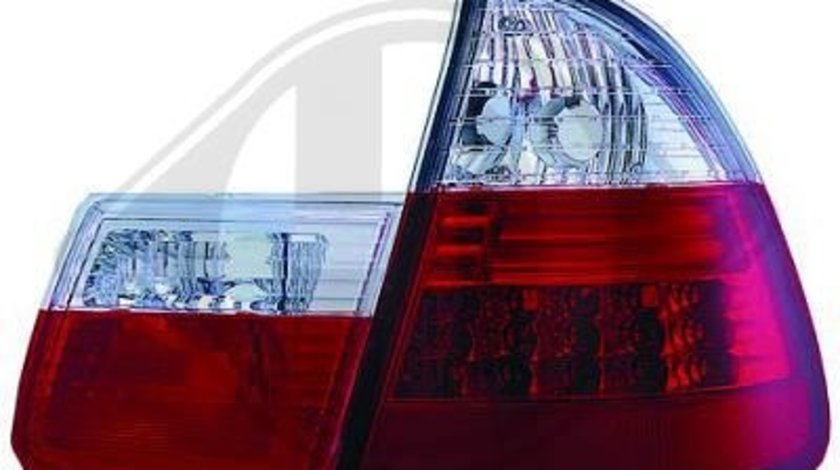 STOPURI CU LED BMW E46 TOURING FUNDAL RED CRISTAL -COD 1214999