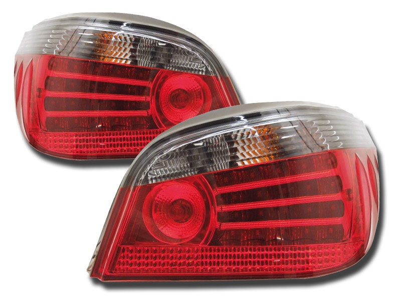 STOPURI CU LED BMW E60 FUNDAL RED/BLACK -COD FKRLXLBM413