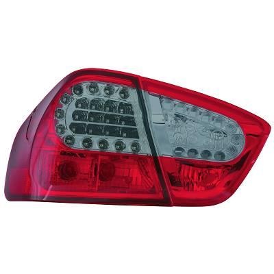 STOPURI CU LED BMW E90 FUNDAL RED/BLACK -COD FKRLXLBM8055