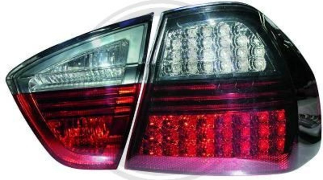 STOPURI CU LED BMW E90 FUNDAL RED/BLACK -COD 1216991