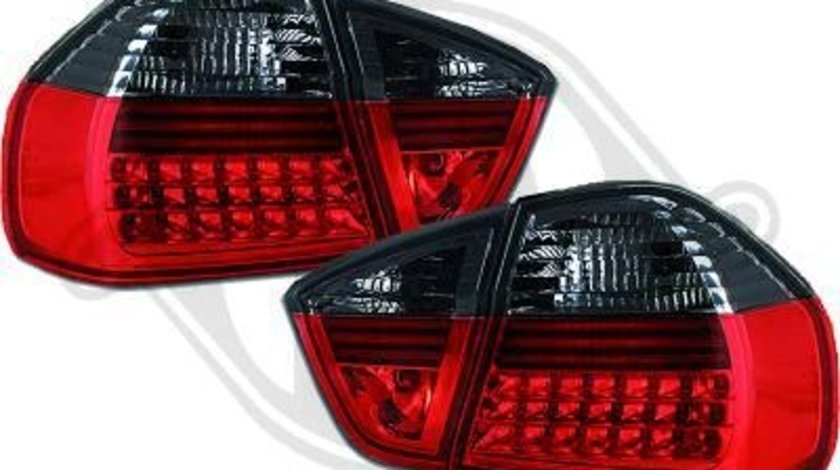 STOPURI CU LED BMW E90 FUNDAL RED/BLACK -COD 1216993