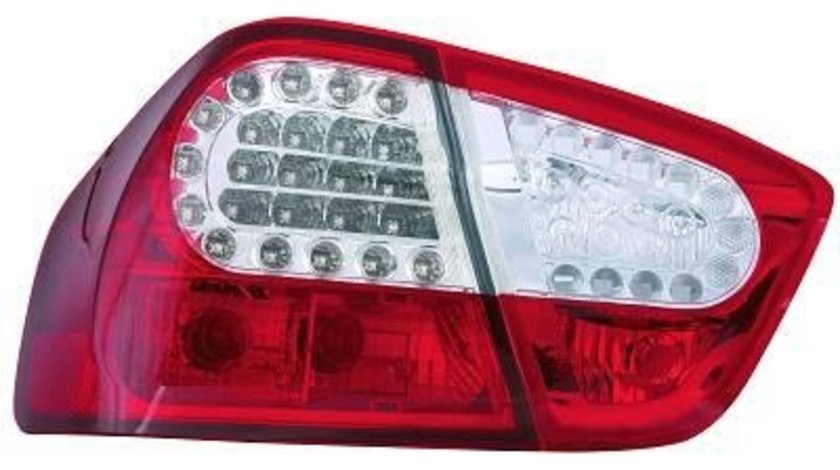 STOPURI CU LED BMW E90 FUNDAL RED/CROM -COD FKRLXLBM8053