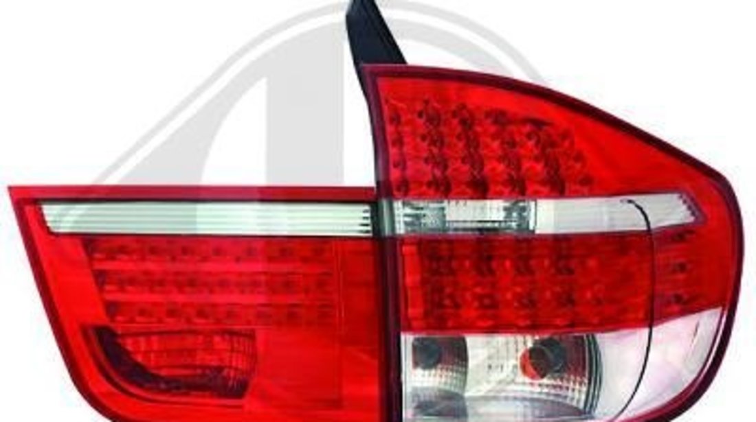 STOPURI CU LED BMW X5 E70 FUNDAL RED/CRISTAL -COD 1291995