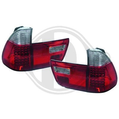 STOPURI CU LED BMW X5 FUNDAL RED/CRISTAL -COD 1290995