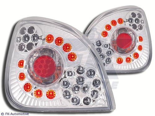 STOPURI CU LED FORD FIESTA FUNDAL CROM -COD FKRLXLFO011