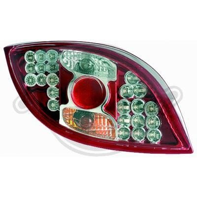 STOPURI CU LED FORD KA FUNDAL RED/CRISTAL -COD 1460996