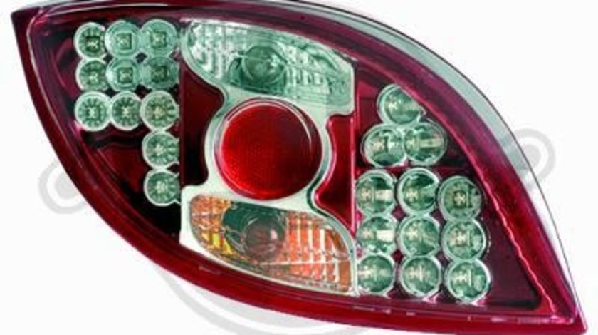 STOPURI CU LED FORD KA FUNDAL RED/CRISTAL -COD 1460996