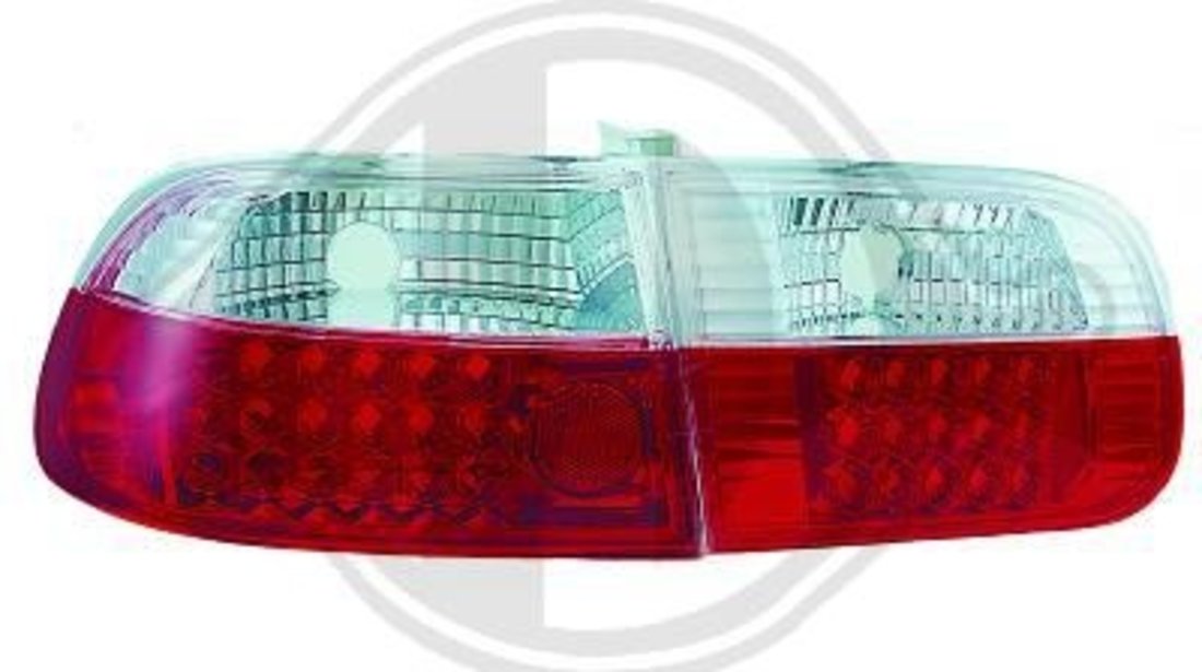STOPURI CU LED HONDA CIVIC FUNDAL RED/CRISTAL -COD 5205995