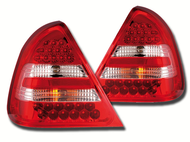 STOPURI CU LED MERCEDES C-KLASS FUNDAL RED -COD FKRLXLMB005