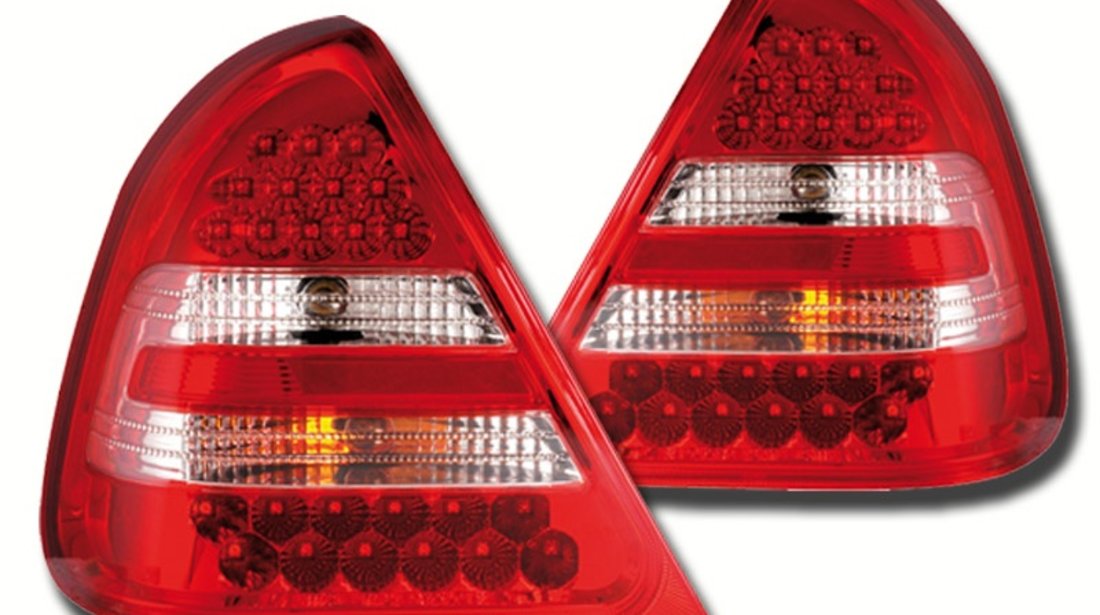 STOPURI CU LED MERCEDES C-KLASS FUNDAL RED -COD FKRLXLMB005