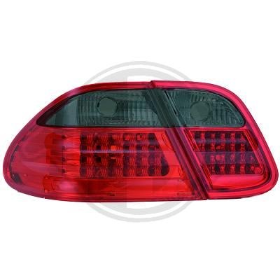 STOPURI CU LED MERCEDES CLK FUNDAL RED/BLACK -COD 1625996