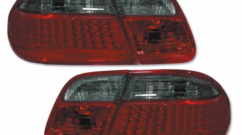 STOPURI CU LED MERCEDES E-KLASS FUNDAL RED/BLACK -COD FKRLXLMB8017