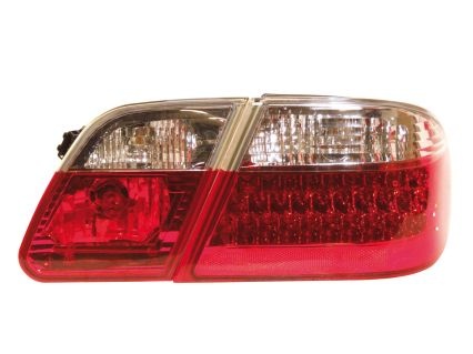 STOPURI CU LED MERCEDES E-KLASS FUNDAL RED/CROM -COD FKRLXLDB401