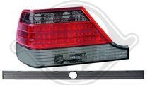 STOPURI CU LED MERCEDES W140 FUNDAL RED/BLACK -COD...