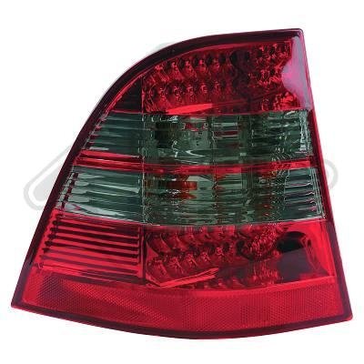 STOPURI CU LED MERCEDES W163 FUNDAL RED/BLACK -COD 1690996