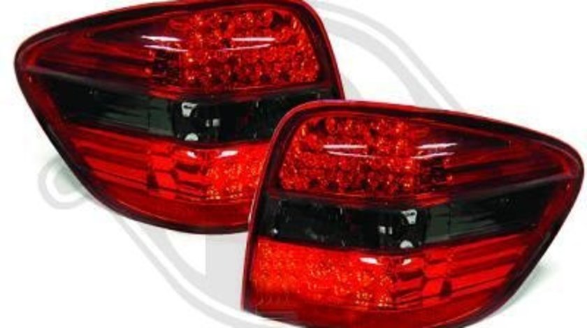 STOPURI CU LED MERCEDES W164 FUNDAL RED/BLACK -COD 1691996