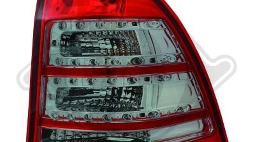 STOPURI CU LED MERCEDES W203 FUNDAL RED/BLACK -COD 1671596