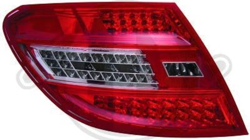 STOPURI CU LED MERCEDES W204 FUNDAL RED/CRISTAL -COD 1672995