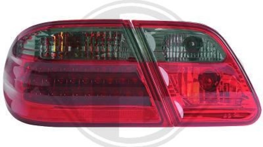 STOPURI CU LED MERCEDES W210 FUNDAL RED/BLACK -COD 1614996