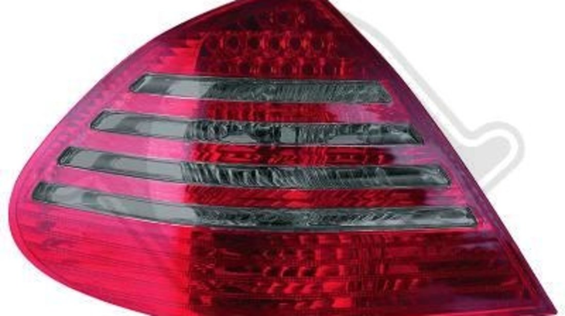 STOPURI CU LED MERCEDES W211 FUNDAL RED/BLACK -COD 1615990