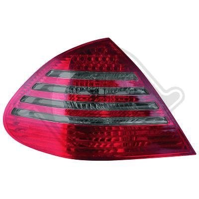STOPURI CU LED MERCEDES W211 FUNDAL RED/BLACK -COD 1615990