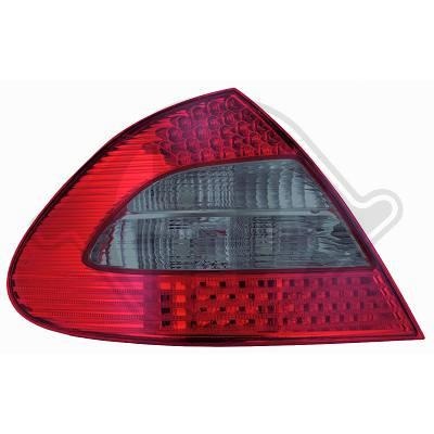 STOPURI CU LED MERCEDES W211 FUNDAL RED/BLACK -COD 1615996