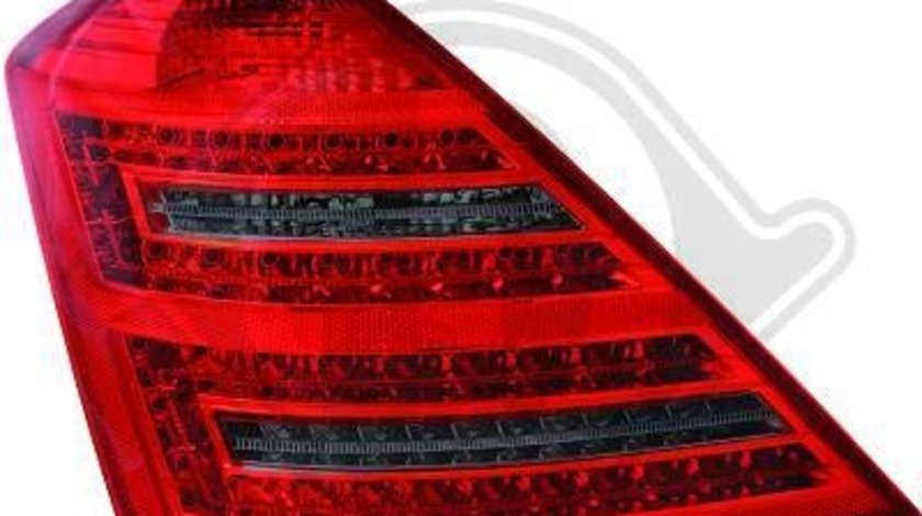 STOPURI CU LED MERCEDES W221 FUNDAL RED/BLACK -COD 1647996