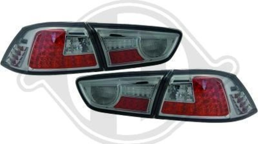 STOPURI CU LED MITSUBISHI LACER FUNDAL RED/BLACK-COD 5808997