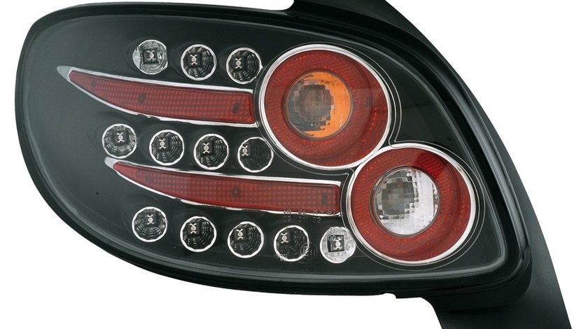 STOPURI CU LED PEUGEOT 206 CC FUNDAL BLACK -COD FKRLXLPG043