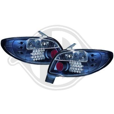 STOPURI CU LED PEUGEOT 206 FUNDAL BLACK -COD 4225998