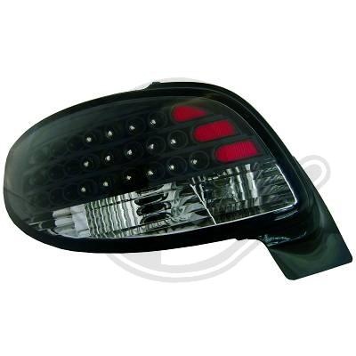 STOPURI CU LED PEUGEOT 206 FUNDAL BLACK -COD 4225999
