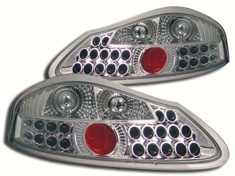 STOPURI CU LED PORSCHE BOXSTER FUNDAL CROM -COD FKRLXLPO001