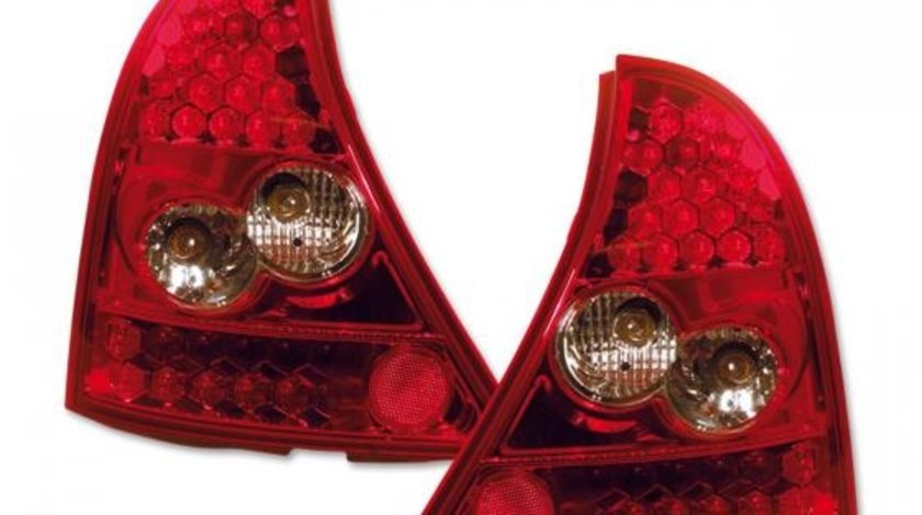 STOPURI CU LED RENAULT CLIO FUNDAL RED/CROM -COD FKRLXLRE401