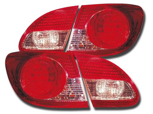 STOPURI CU LED TOYOTA COROLLA FUNDAL RED -COD FKRLXLTO8009