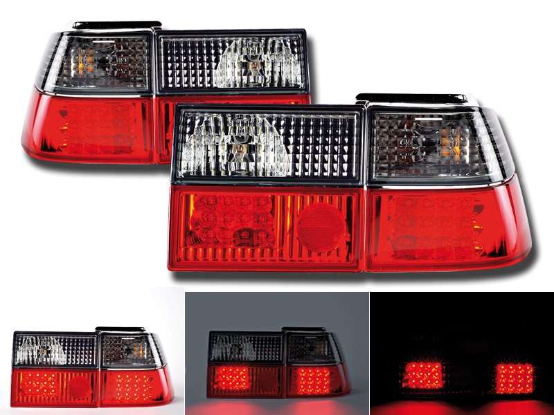 STOPURI CU LED VW CORRADO FUNDAL RED/BLACK -COD FKRLXLVW528