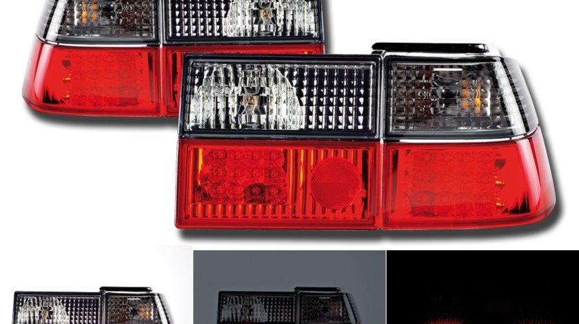 STOPURI CU LED VW CORRADO FUNDAL RED/BLACK -COD FKRLXLVW528