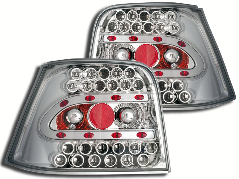 STOPURI CU LED VW GOLF 4 FUNDAL CROM -COD FKRLXLVW019