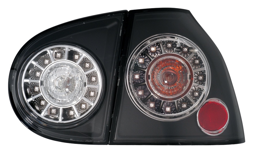 STOPURI CU LED VW GOLF 5 FUNDAL BLACK -COD FKRLXLVW079