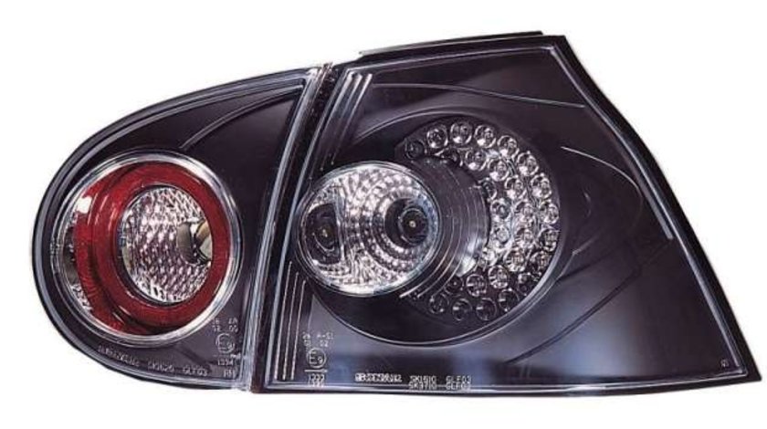 STOPURI CU LED VW GOLF 5 FUNDAL BLACK -COD FKRLXLVW8011