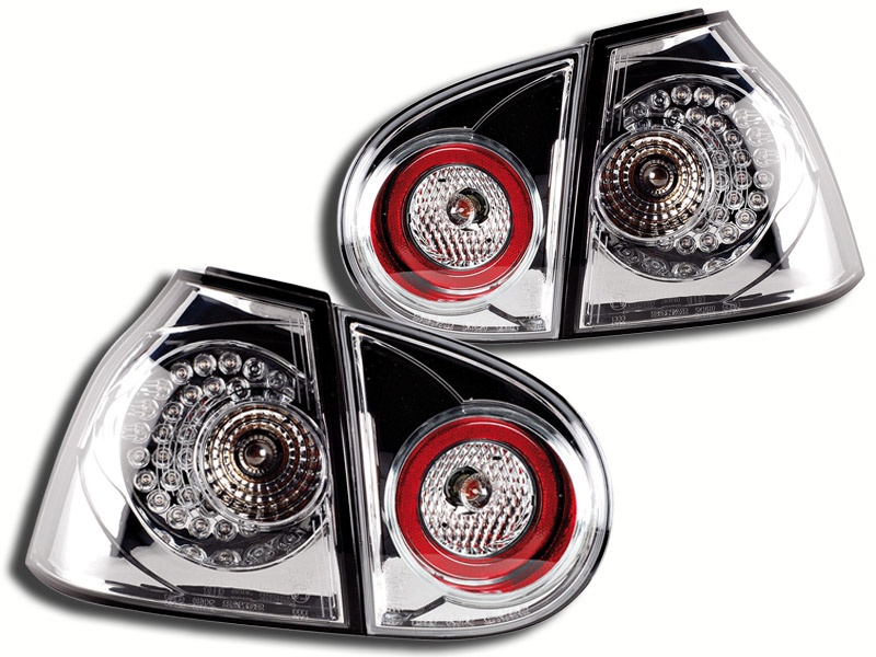 STOPURI CU LED VW GOLF 5 FUNDAL CROM -COD FKRLXLVW209