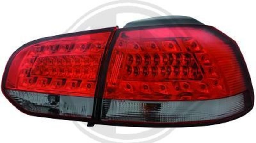 STOPURI CU LED VW GOLF VI FUNDAL RED/BLACK -COD 2215996