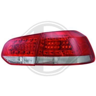 STOPURI CU LED VW GOLF VI FUNDAL RED/CRISTAL -COD 2215995