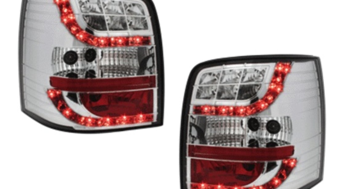 STOPURI CU LED VW PASSAT 3B FUNDAL CROM -COD RV08SLC