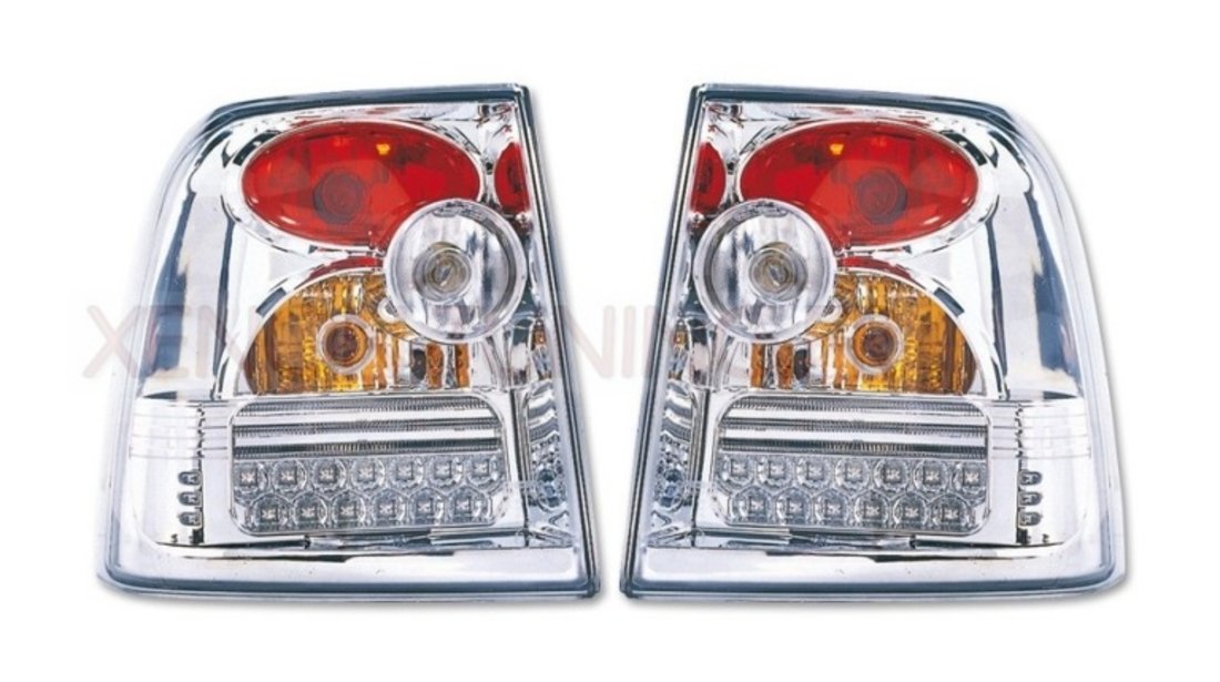 STOPURI CU LED VW PASSAT FUNDAL CROM -COD FKRLXLVW9009