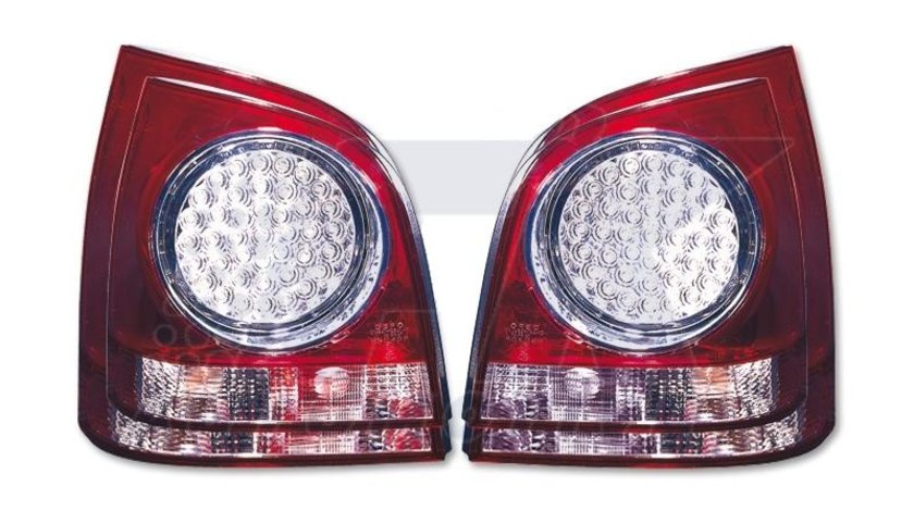 STOPURI CU LED VW POLO 9N FUNDAL RED -COD FKRLXLVW9003