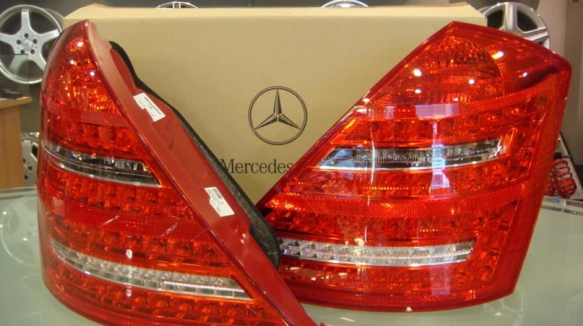 Stopuri cu leduri Mercedes BNEZ S class w221 model facelift merg si pe non facelift