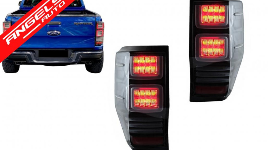 Stopuri Ford Ranger (2012-2018) Fumurii LED cu Semnal Dinamic