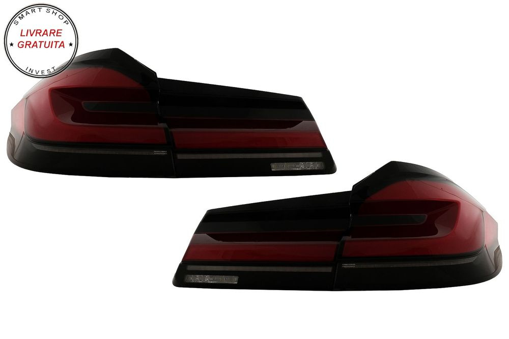 Stopuri Full LED BMW Seria 5 G30 Sedan (2017-2019) LCI Design LED Static- livrare gratuita
