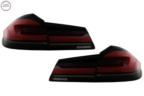 Stopuri Full LED BMW Seria 5 G30 Sedan (2017-2019) LCI Design LED Static- livrare gratuita